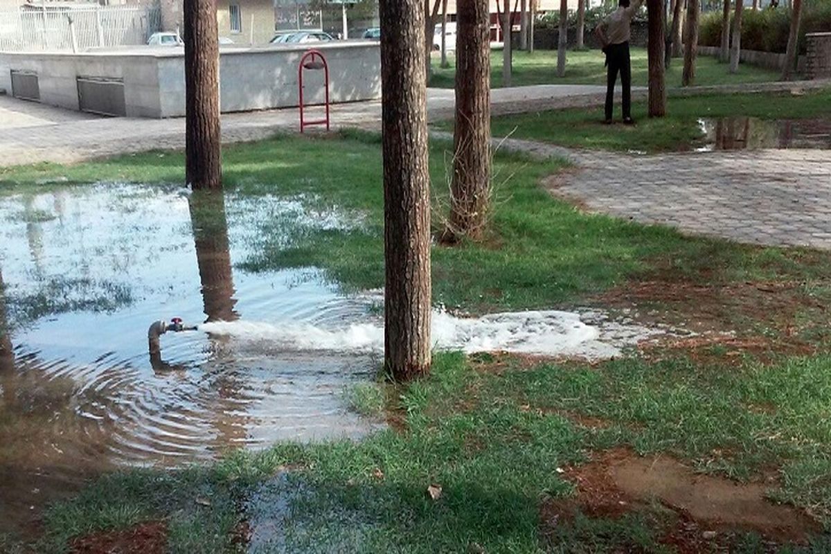 آبیاری پارک و فضای سبز عمومی