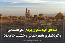 اینفوگرافیک/مناطق گردشگری یزد