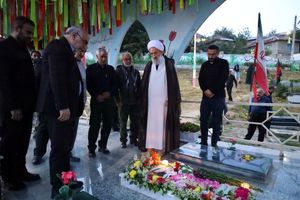 اولین سالگرد شهادت سید مهدی موسوی در روستای سنام برگزار شد