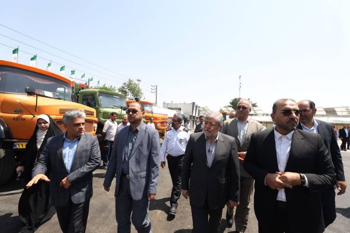 بهره‌ برداری از جایگاه سوخت ماشین‌ آلات سنگین شهرداری مشهد