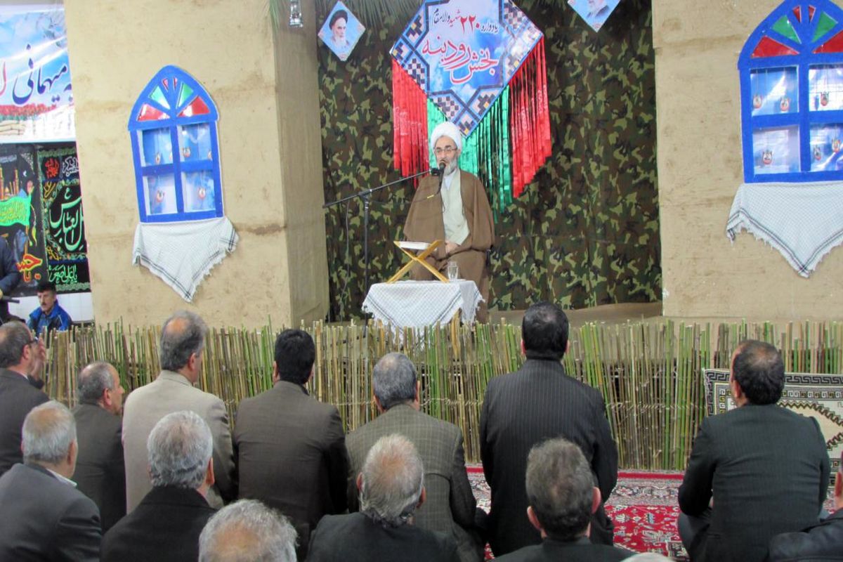 آیت الله فلاحتی در یادواره شهدای رودبنه1
