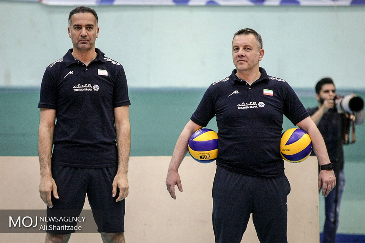 آخرین جلسه تمرین تیم ملی والیبال