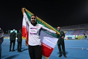 محیطی‌زاده دومین مدال طلای دوومیدانی ایران را در ریاض گرفت