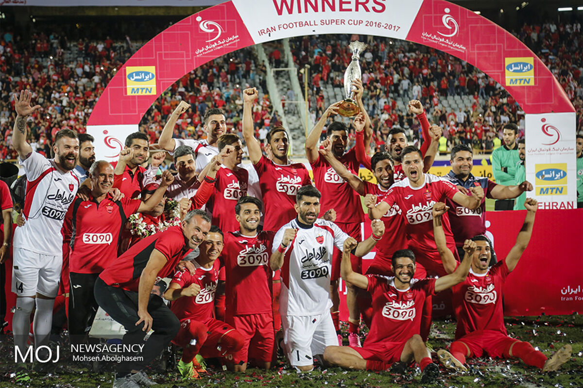 جشن قهرمانی پرسپولیس در سوپرجام