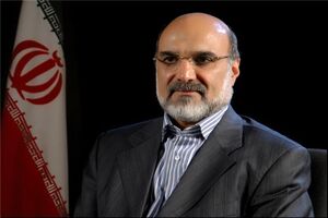 رئیس رسانه ملی به روضه الشهدای بیروت رفت