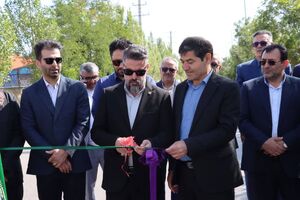 بهره‌برداری از دو پروژه زیرساختی شهرک‌ها و نواحی صنعتی نمین با اعتبار ۷۵ میلیارد تومان