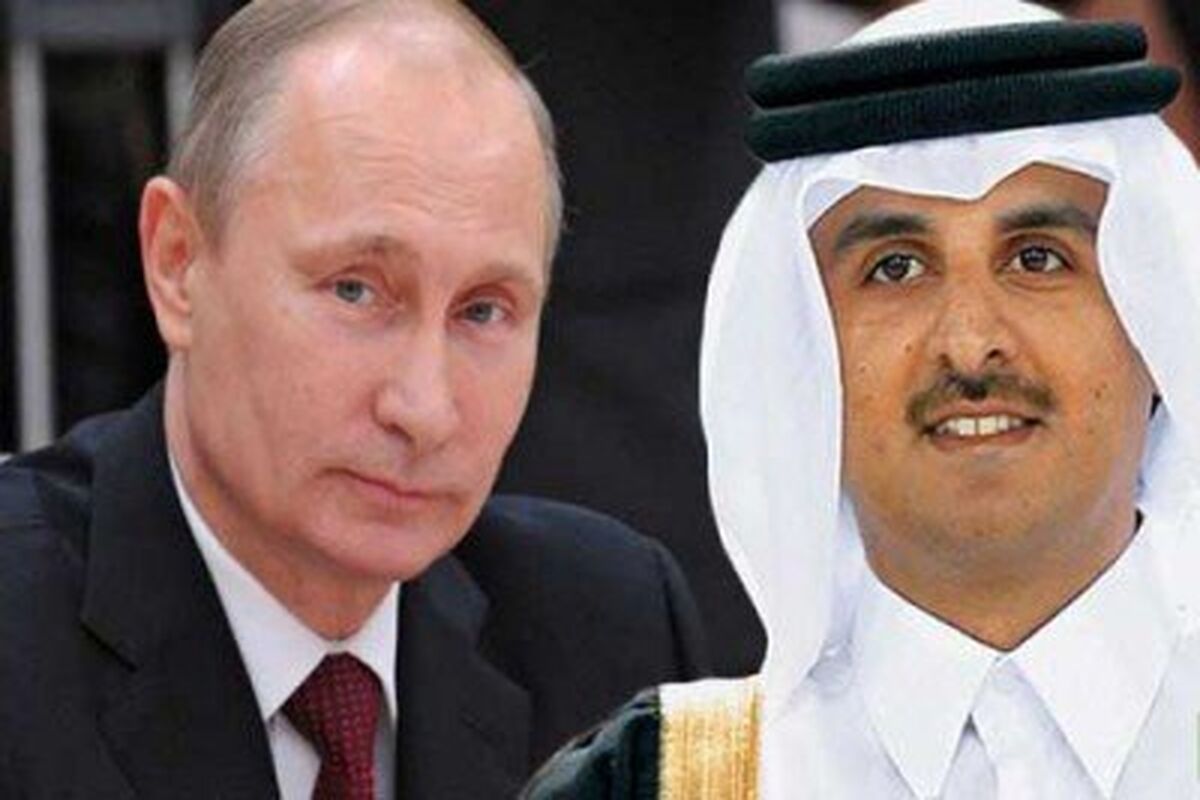پوتین و امیر قطر