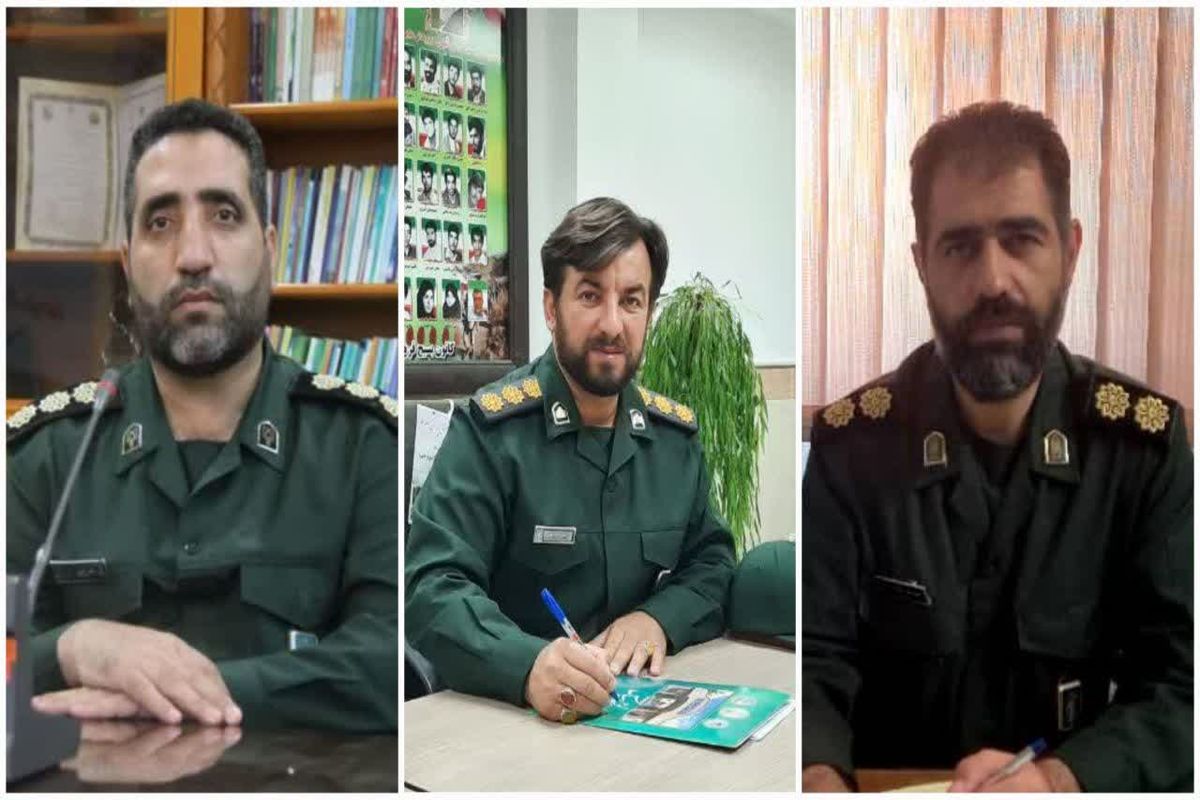  تکریم و معارفه سه مسئول