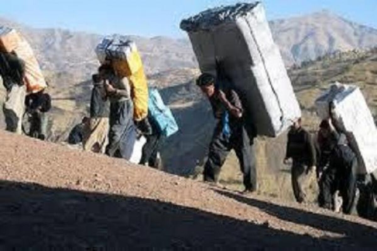 کوله بر در سرپل ذهاب