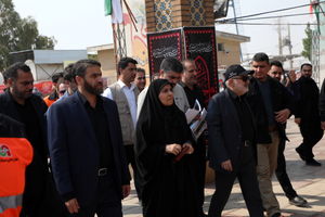 بازدید وزیر راه و شهرسازی از پایانه مرزی چذابه + فیلم