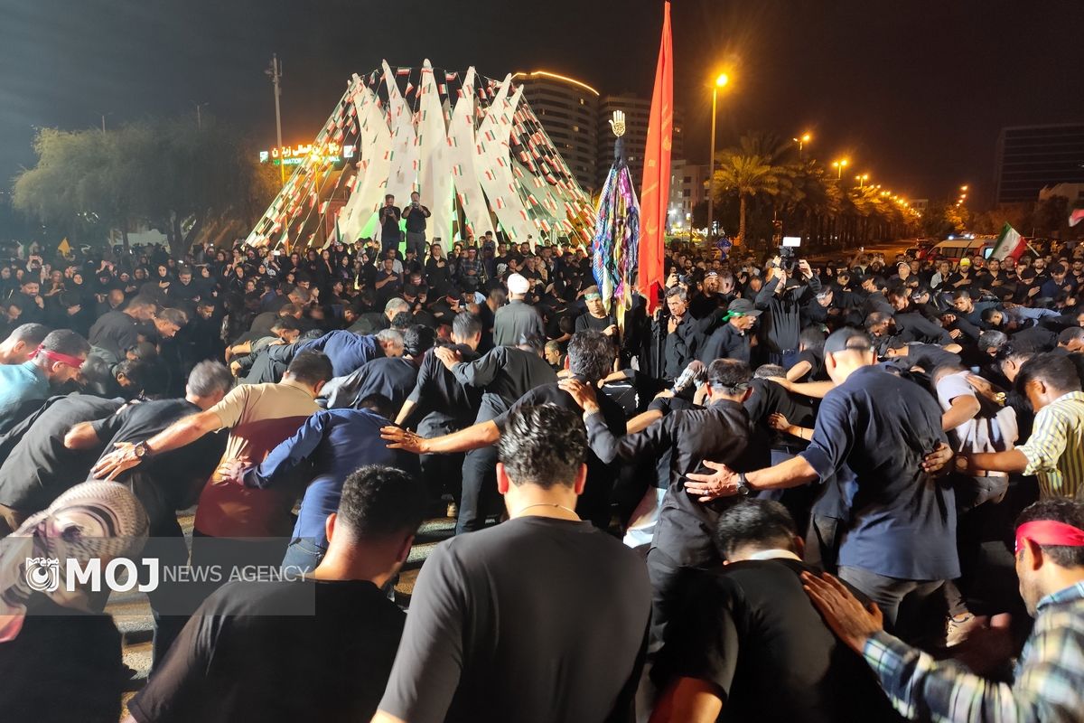 مراسم شب تاسوعا در کیش