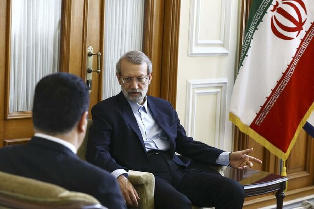 دیدار لاریجانی با سفیر سوریه