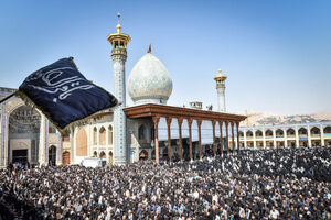 عزاداران حسینی تهران نماز ظهرعاشورا اقامه کردند