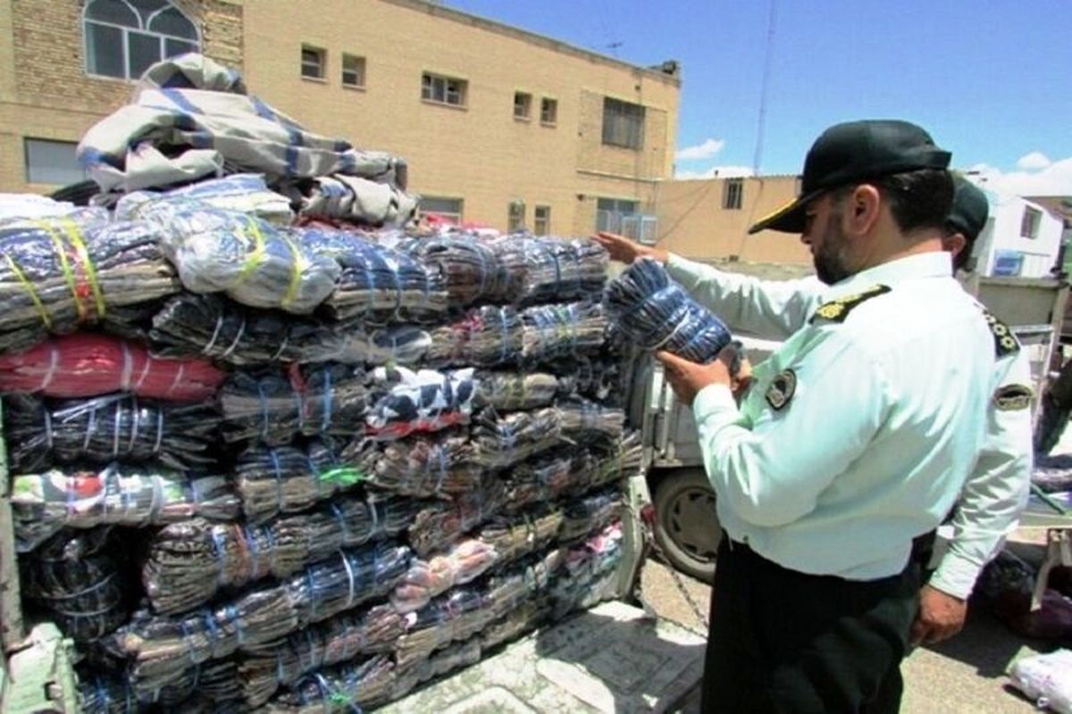 کشف+البسه+قاچاق+بندرلنگه
