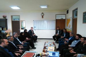 بازدید فرماندار شهرستان بهار از اداره آموزش و پرورش