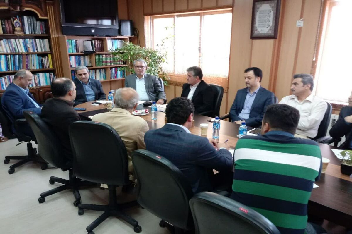 نشست رئیس سازمان صنعت و معدن گیلان