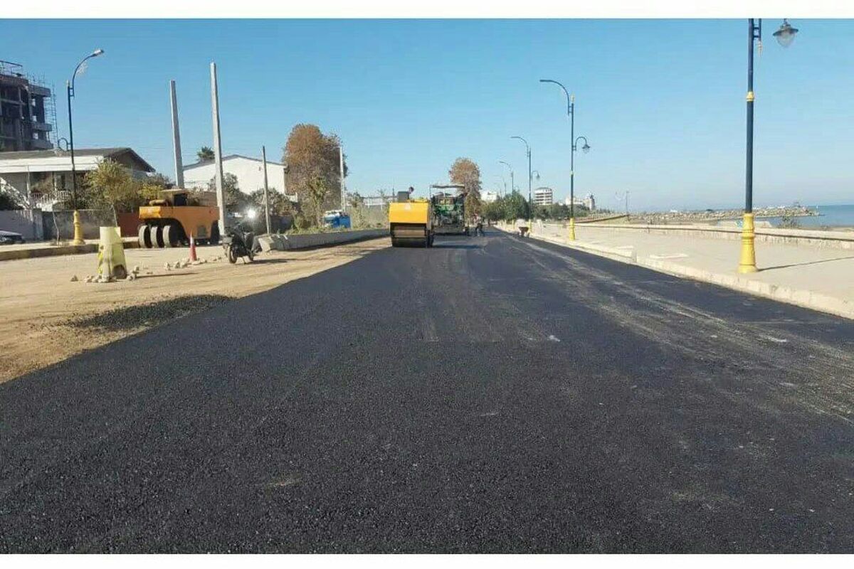 آسفالت معابر شهری چالوس 