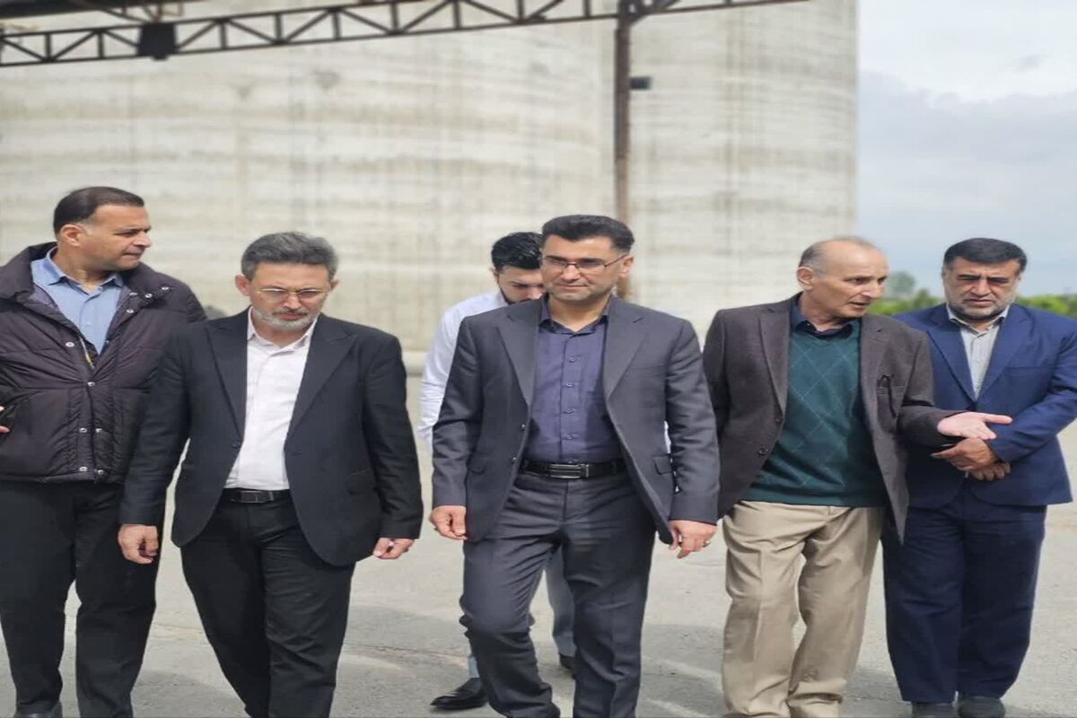 بازدید فرماندار نکا از کارخانه آرد
