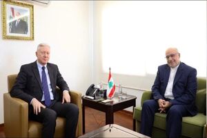 رایزنی سفیر ایران با وزیر خارجه لبنان در بیروت
