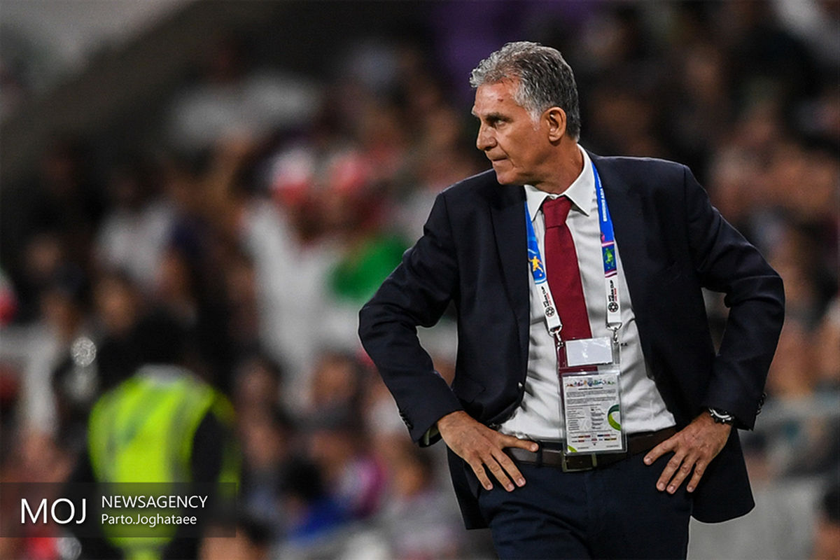 کارلوس کیروش سرمربی تیم ملی فوتبال ایران