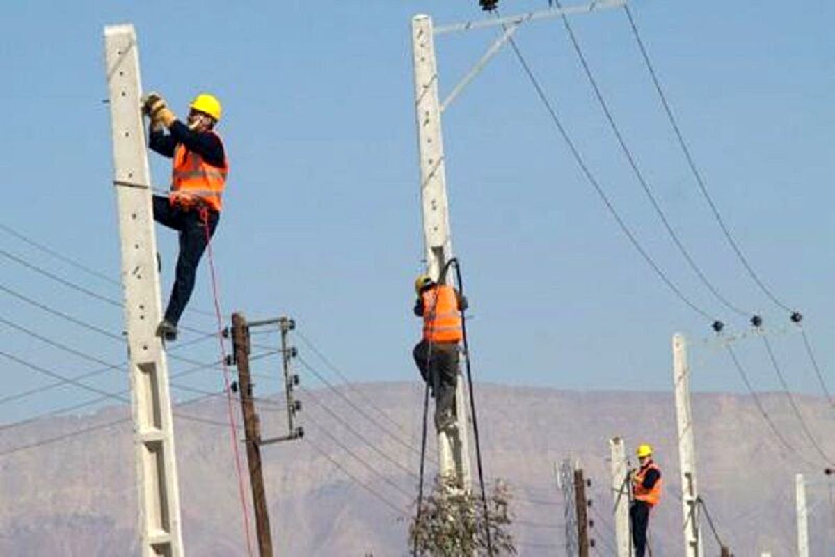 برق رسانی در بشاگرد 