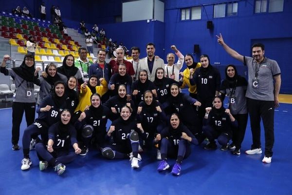 دختران هندبال ایران قزاقستان را ۲۷ بر ۲۳ شکست دادند