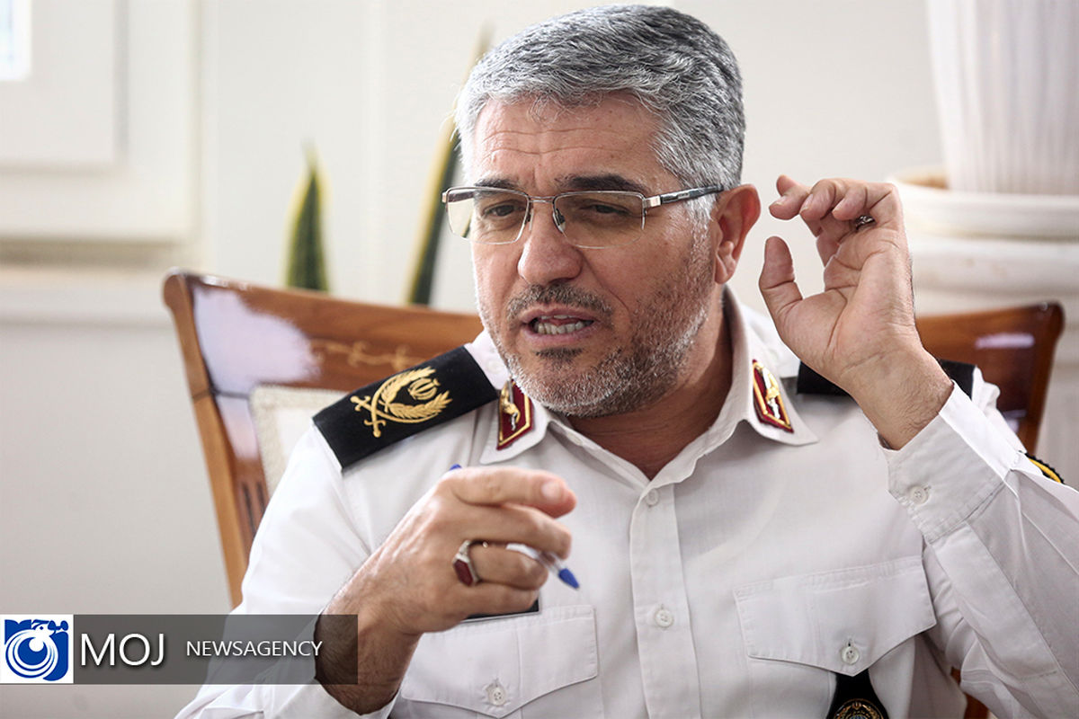 سردار سید تیمور حسینی جانشین رییس پلیس راهور ناجا