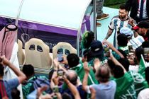 واکنش امیر قطر به گل دوم تیم ملی فوتبال عربستان مقابل آرژانتین +فیلم