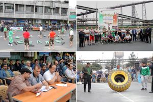 مسابقات قویترین مردان ذوب آهن برگزار شد