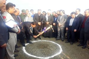 کلنگ زنی فاز دوم تصفیه خانه فاضلاب شهری مریوان