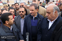 بازدید اسحاق جهانگیری از مناطق زلزله زده کرمانشاه