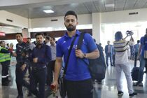 ورود تیم ملی والیبال ایران به اردبیل