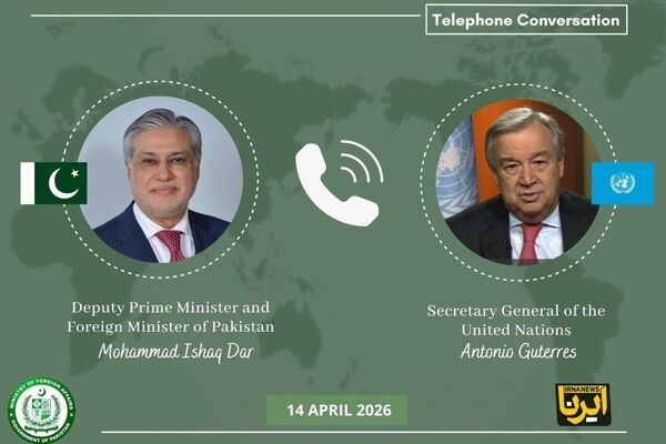 دبیرکل سازمان ملل با وزیرخارجه پاکستان درباره مذاکرات اسلام‌آباد رایزنی کرد
