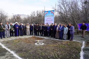 اردوگاه کشوری شهید چمران در مریوان کلنگ‌زنی شد