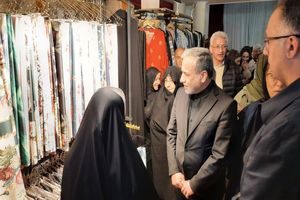 عراقچی میهمان بازارچه خیریه بانوان دیپلمات در تهران