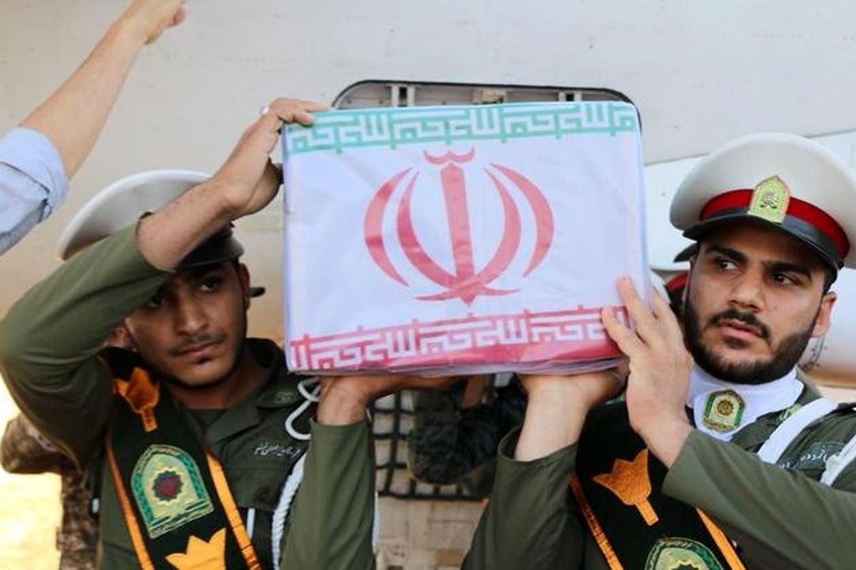 ورود پیکر مطهر شهدا