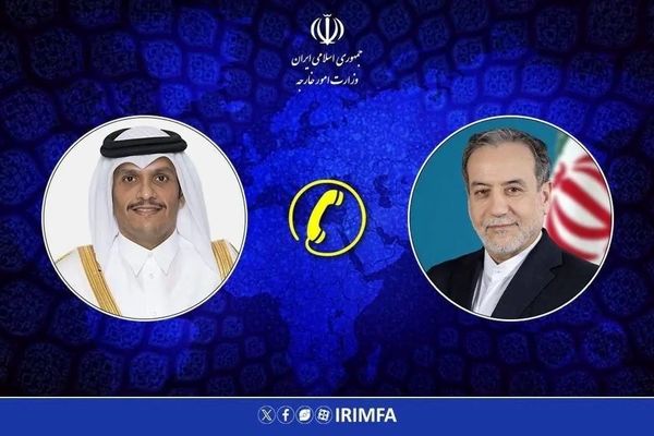 عراقچی و وزیر امور خارجه قطر با یکدیگر گفتگو کردند