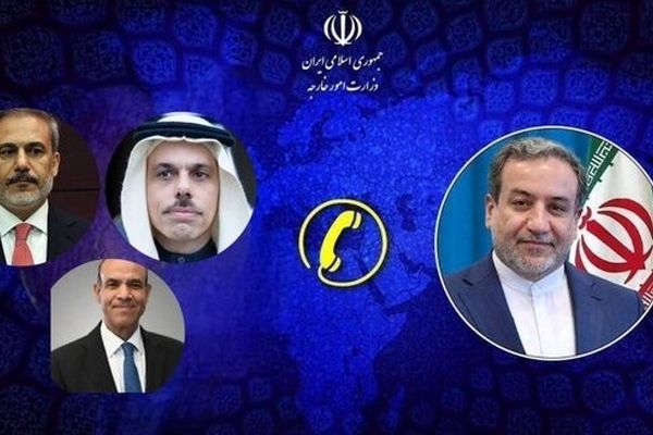 عراقچی با وزرای خارجه عربستان، مصر و ترکیه گفتگو کرد
