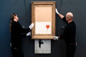 ماجرای عجیب یک تابلو نقاشی/بنکسی معروف‌ترین هنرمند ناشناس جهان