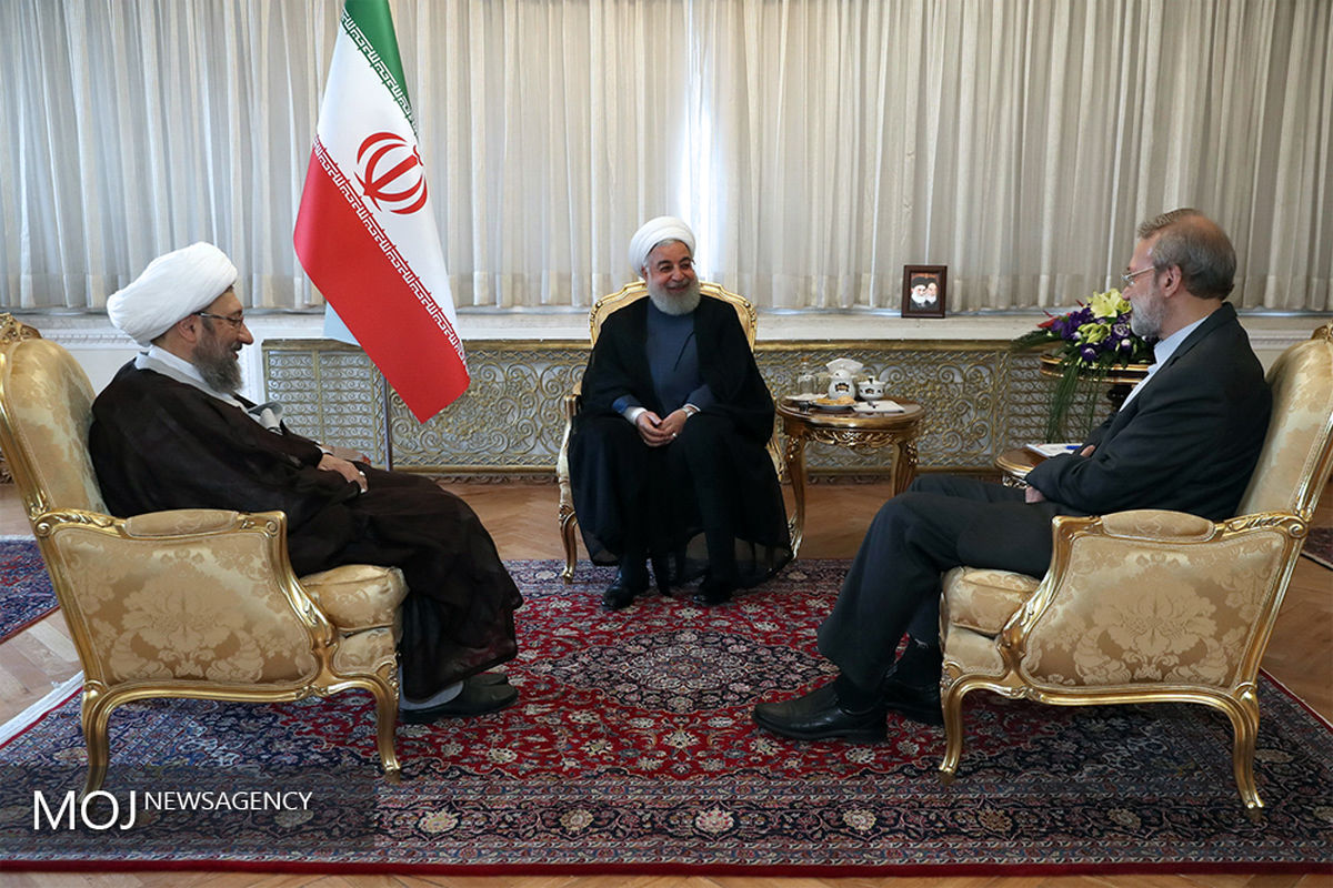 اولین جلسه سران سه قوه در سال ۹۷