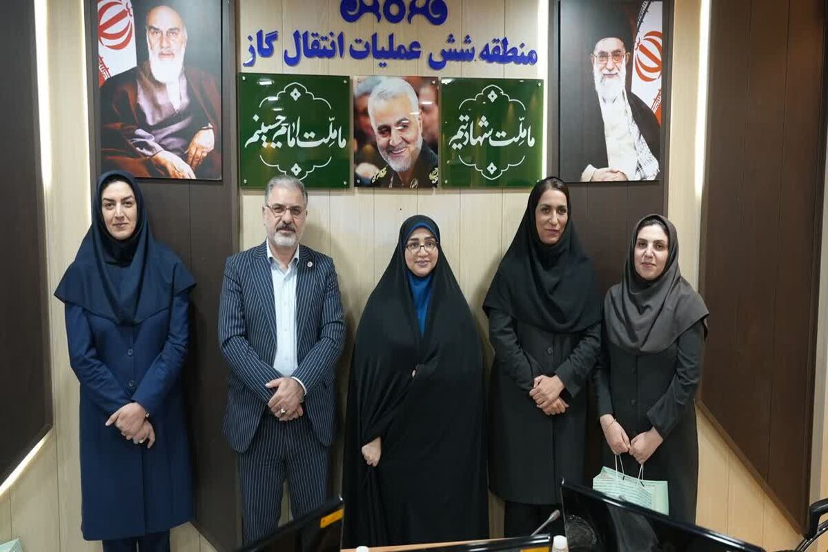 تقدبر از بانوان گاز منطقه ۶ 
