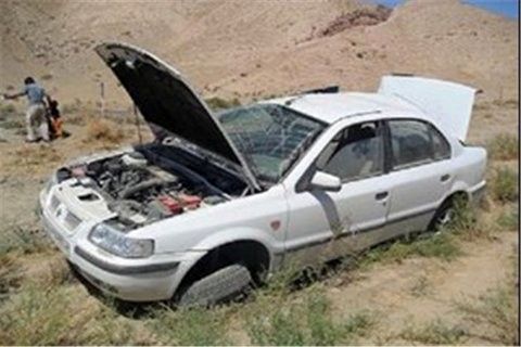 3 کشته و شش مجروح در واژگونی خودرو سمند در جاده نایین - اصفهان