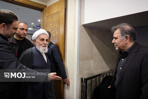 مراسم ترحیم والده همسر حجت الاسلام ناطق نوری