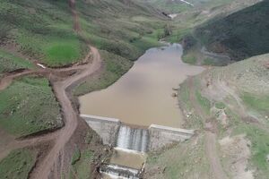 آبگیری 10میلیون مترمکعبی سازه های آبخیزداری شهر میناب