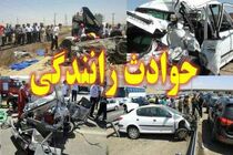 یک کشته و سه مصدوم در برخورد خودروی مگان و کامیون در جاده هراز