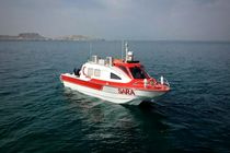 استقرار یک فروند شناور آمبولانس دریایی در جزیره بوموسی