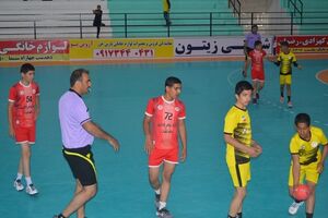 مسابقات هندبال بافق در رده سنی خردسال و نوجوان برگزار شد