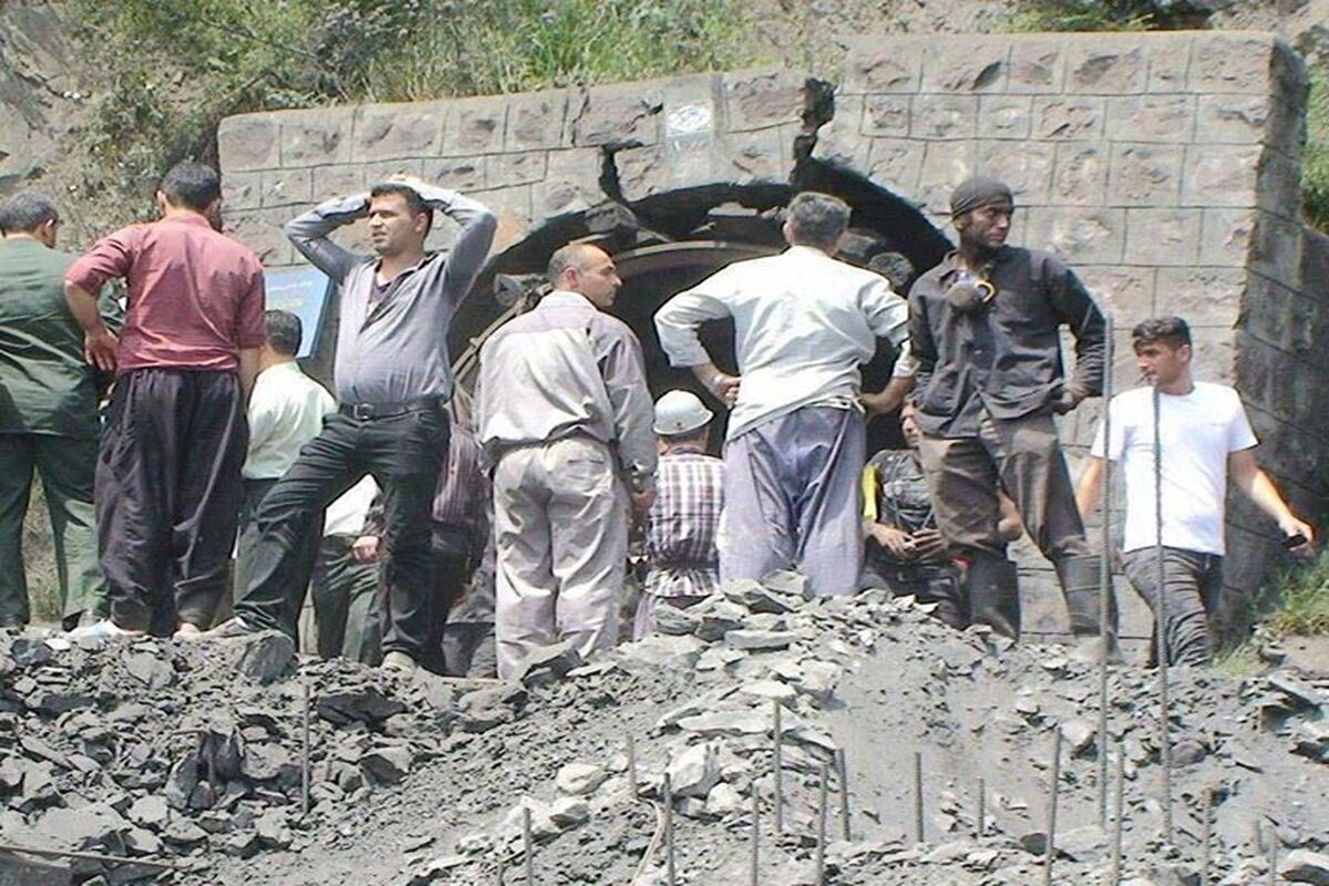 انفجار معدن زمستان یورت