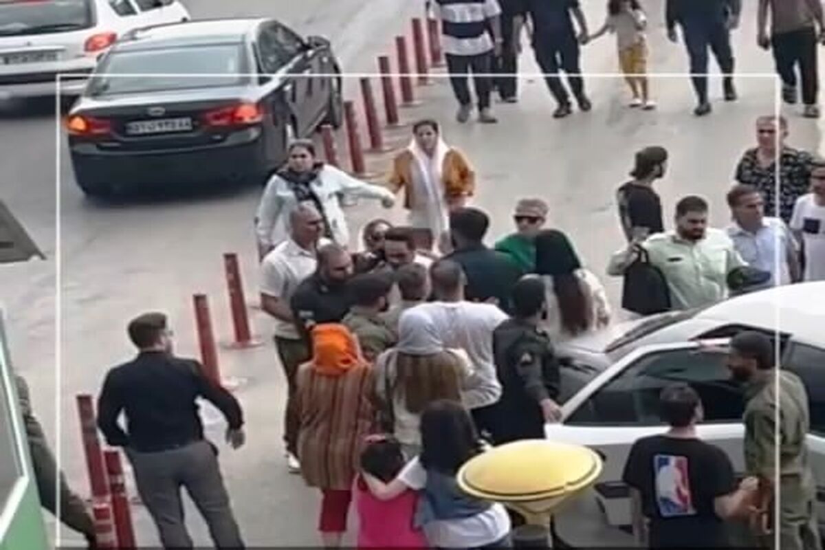 درگیری در نمک آبرود چالوس