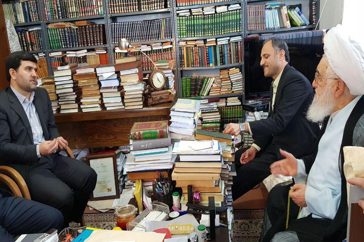 دیدار ایت الله قربانی